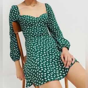 NWT/BNWT Reformation Mini Dress (Mochi) - Chive design